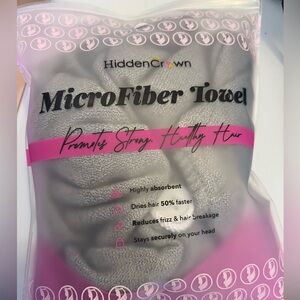 Hidden Crown Hair Towel Wrap